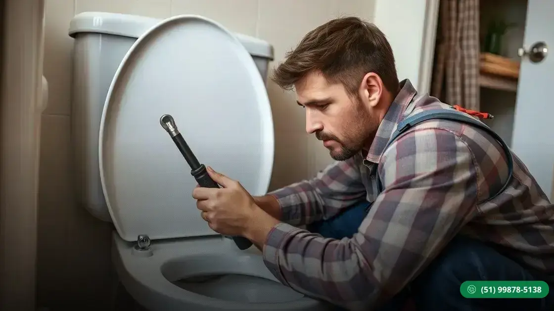 Desentupidora de Vaso Sanitário Porto Alegre ☎️ (51) 99878-5138